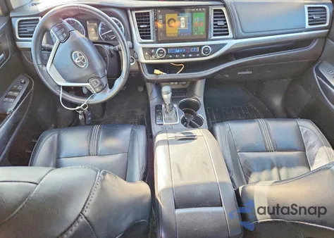 2018 Toyota Highlander Se from USA, damaged, VIN 5TDKZRFH4JS285204